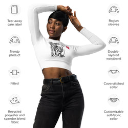 SHE REBEL - Asian Tiger Recycled Crop Top UPF 50+
