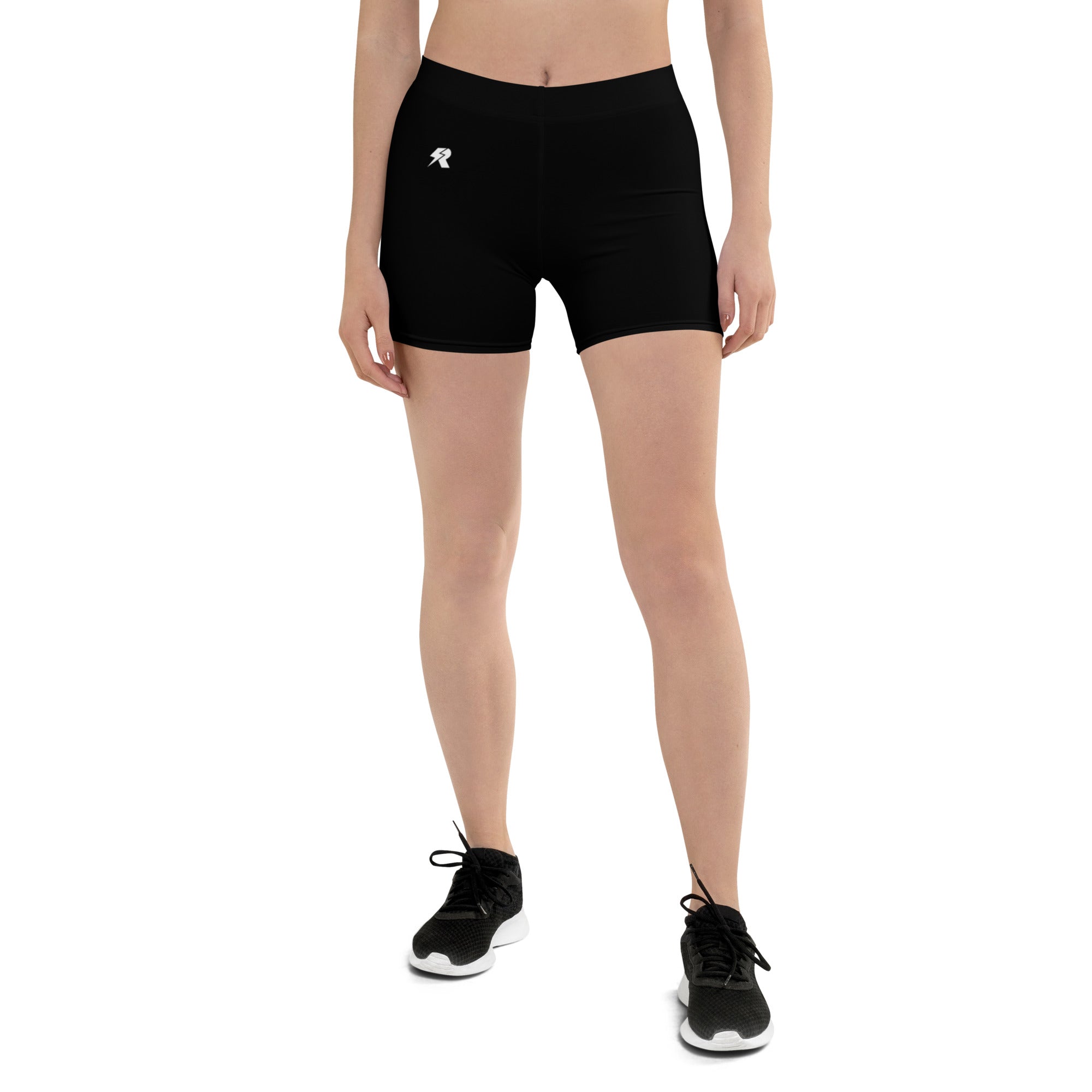 Basic Black Logo Shorts