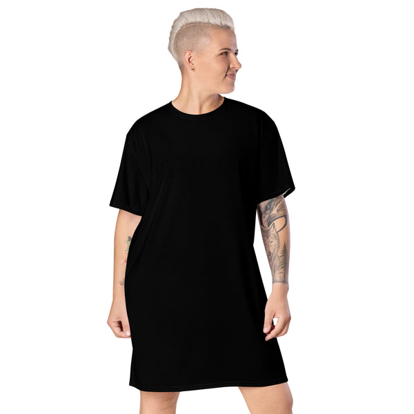 Basic Black T-Shirt Dress
