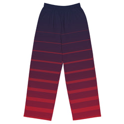 Two Tone Stripes Unisex Wide-Leg Lounge Pants