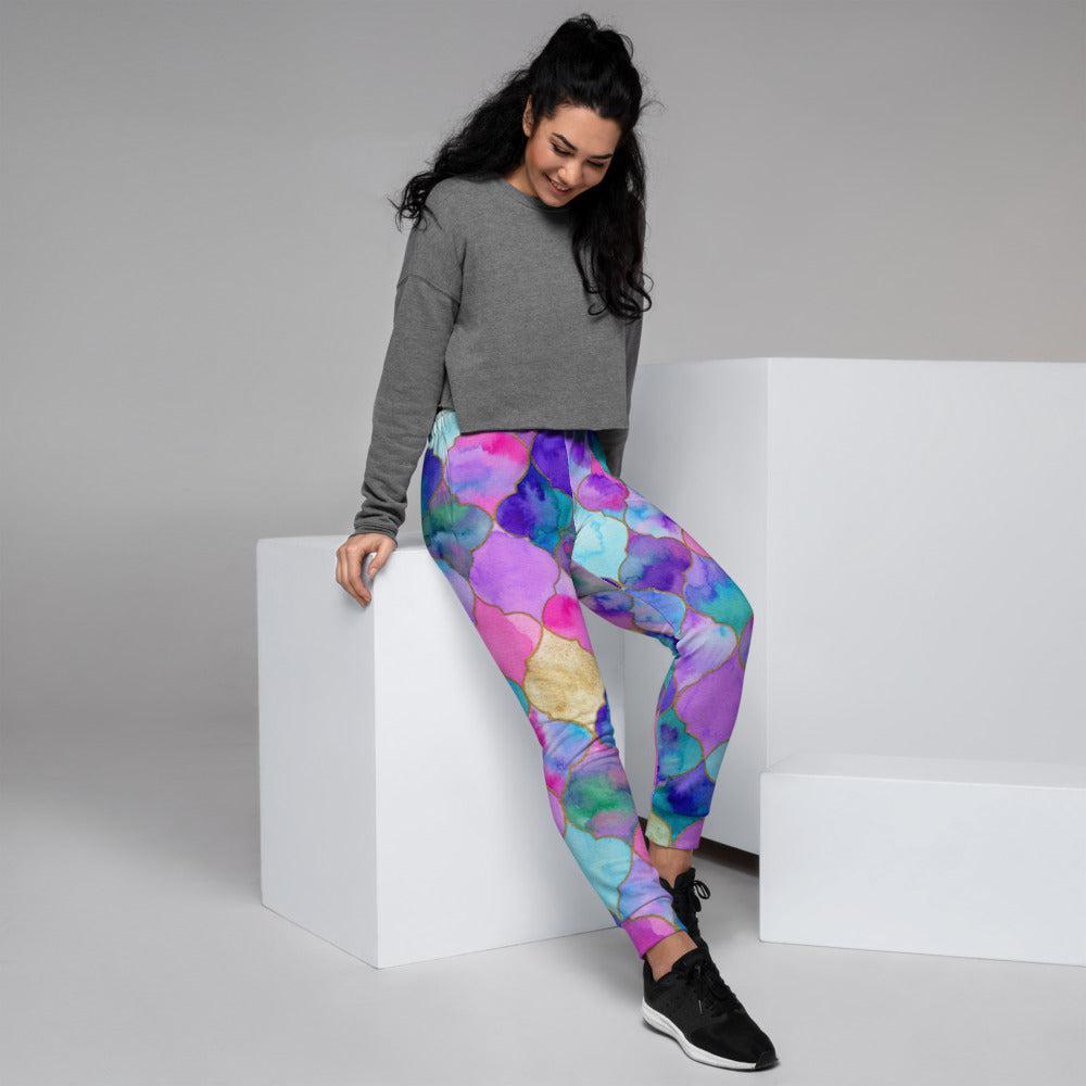 Stained Glass Print Joggers