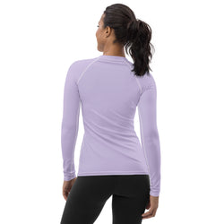 Lavender Skies Performance Rash Guard UPF 50 +