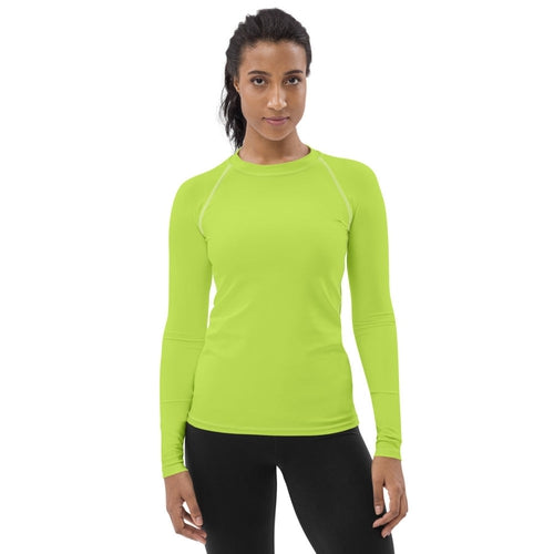 Tangy Lime Performance Rash Guard UPF 50+