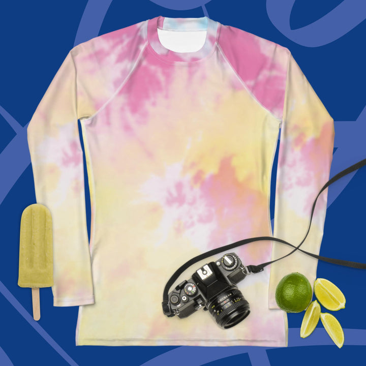 Tie Dye Performance Rash Guard UPF 50+