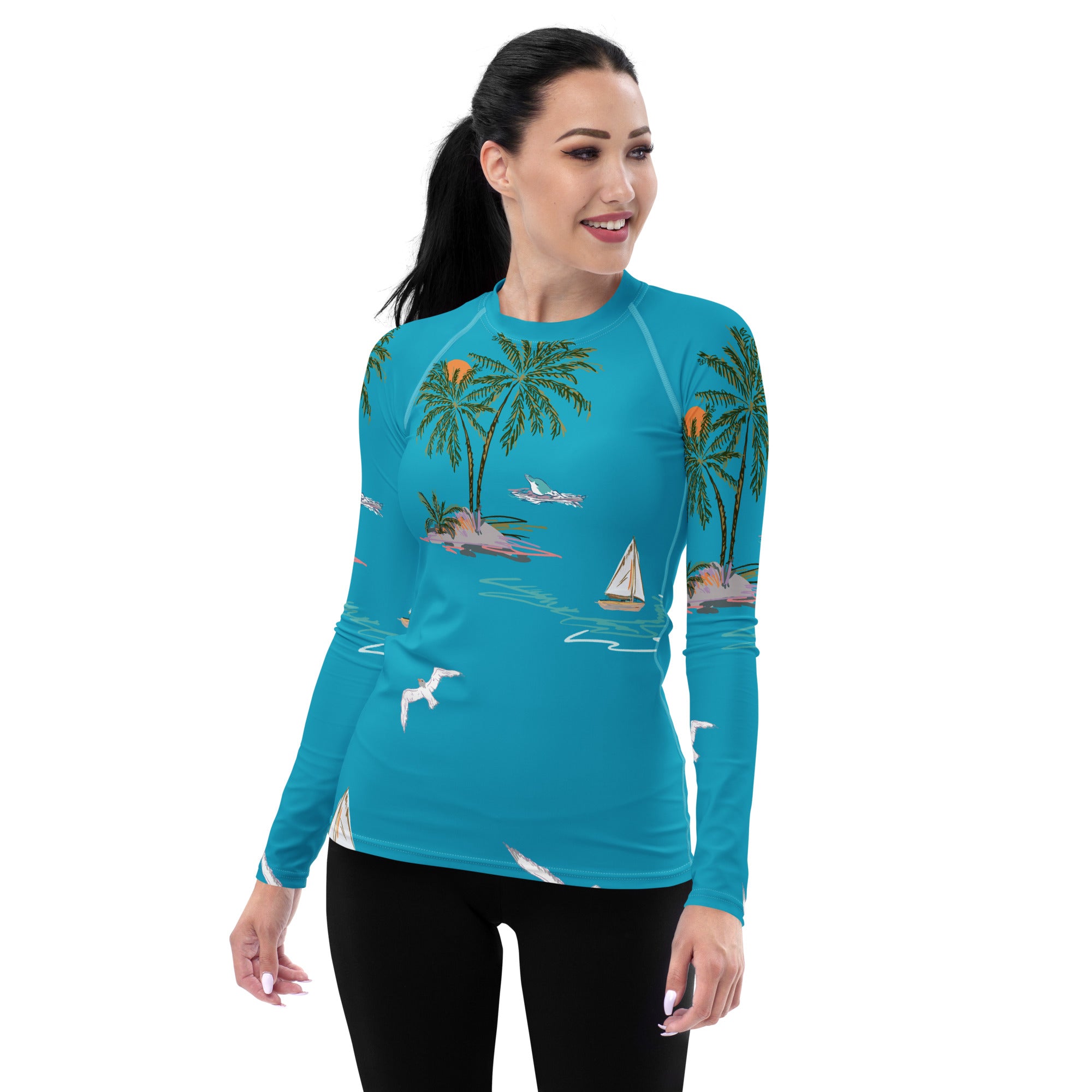 Summer Breeze Performance Rash Guard UPF 50 +