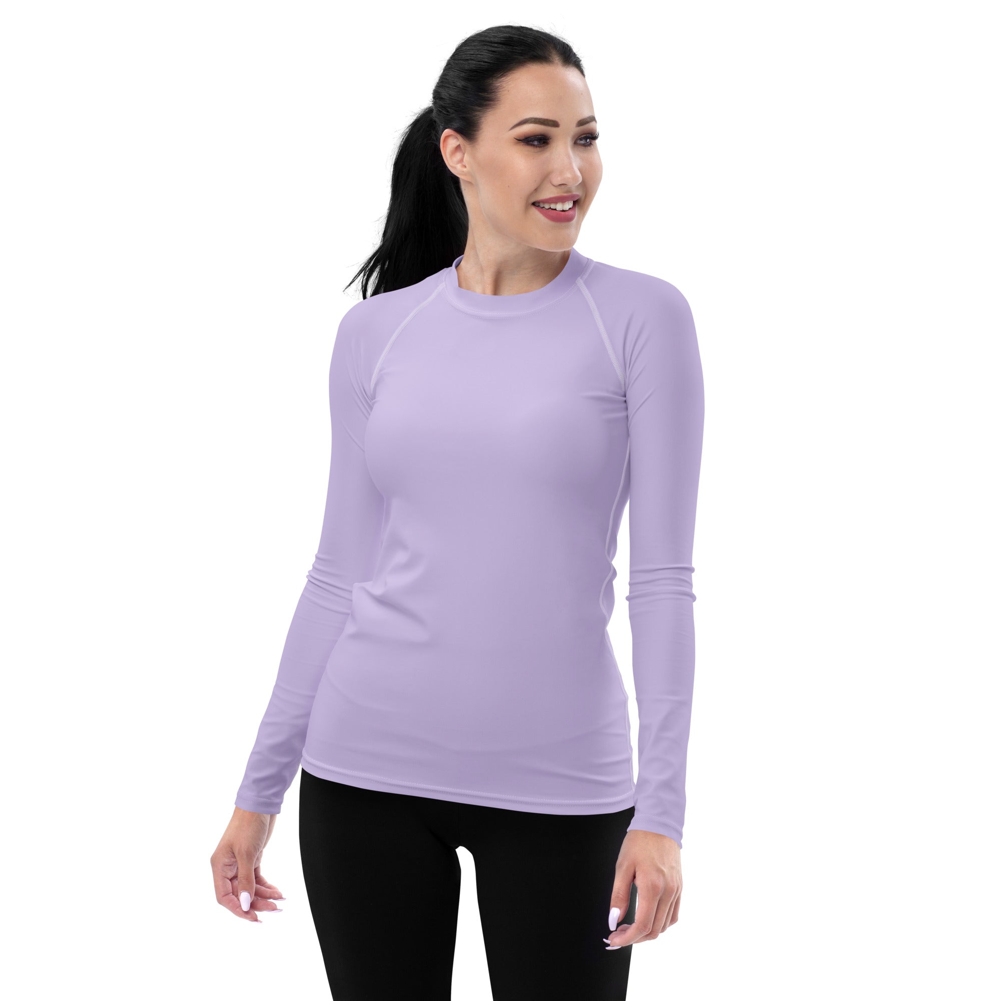 Lavender Skies Performance Rash Guard UPF 50 +