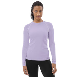 Lavender Skies Performance Rash Guard UPF 50 +