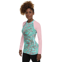 Japanese Gardens Performance Rash Guard UPF 50+