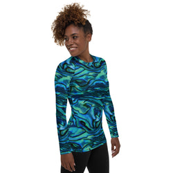 Sea Swirl Performance Rash Guard 