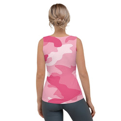 Pink Camo Print Tank