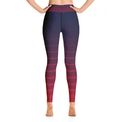 SHE REBEL - New Wave Stripes Yoga Leggings