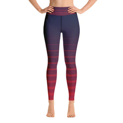 SHE REBEL - New Wave Stripes Yoga Leggings