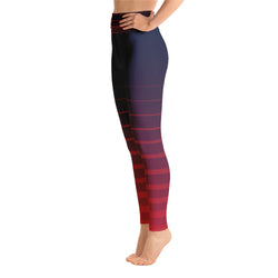 SHE REBEL - New Wave Stripes Yoga Leggings