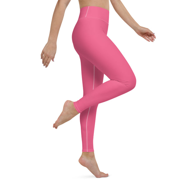 SHE REBEL - Brink Pink Yoga Leggings