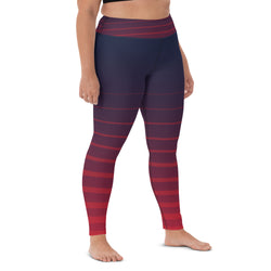 SHE REBEL - New Wave Stripes Yoga Leggings