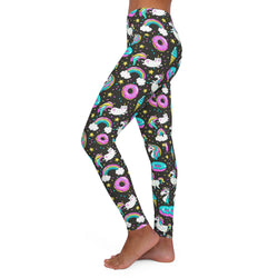 Caticorn Unicorn Donut Leggings