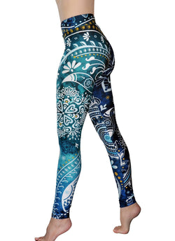 COMFY YOGA - Aquamarine Leggings - ONLY A FEW LEFT!