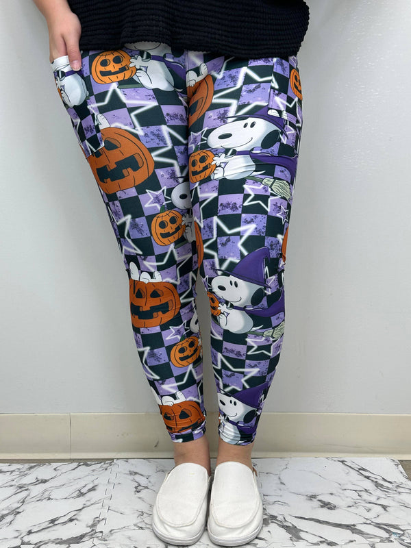 TL CLOTHING - Big Pumpkin Leggings with Pockets