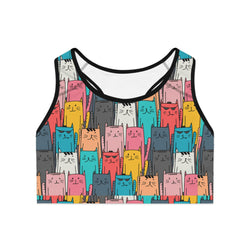 Kitties Galore Sports Bra