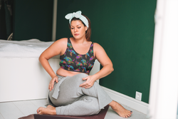 Neon Sea Turtle Sports Bra