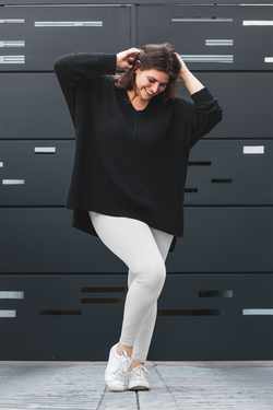 Snow White Leggings with Pockets | All Sizes
