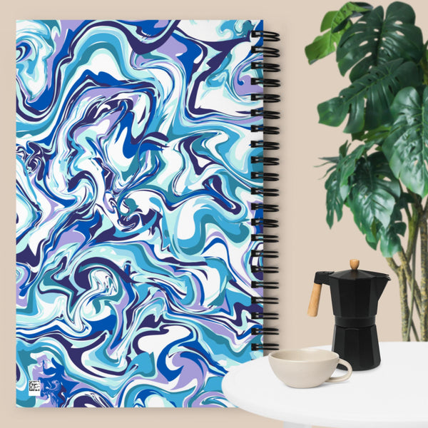Blue Marble Spiral Notebook