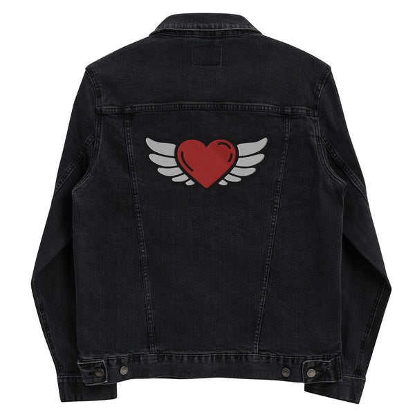 Angel Wings Unisex Denim Jacket
