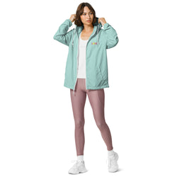 LOVE Unisex Zip Up Windbreaker