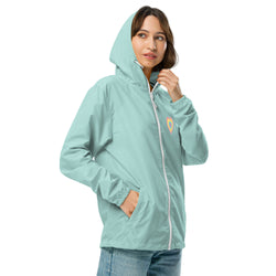 Love Heart Unisex Zip Up Windbreaker