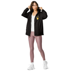 Be Happy Unisex Zip Up Windbreaker