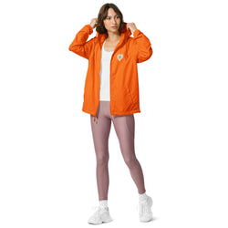 Love Heart Unisex Zip Up Windbreaker