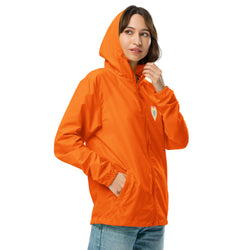 Love Heart Unisex Zip Up Windbreaker