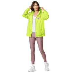 Love Heart Unisex Zip Up Windbreaker