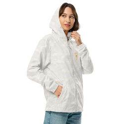Love Heart Unisex Zip Up Windbreaker