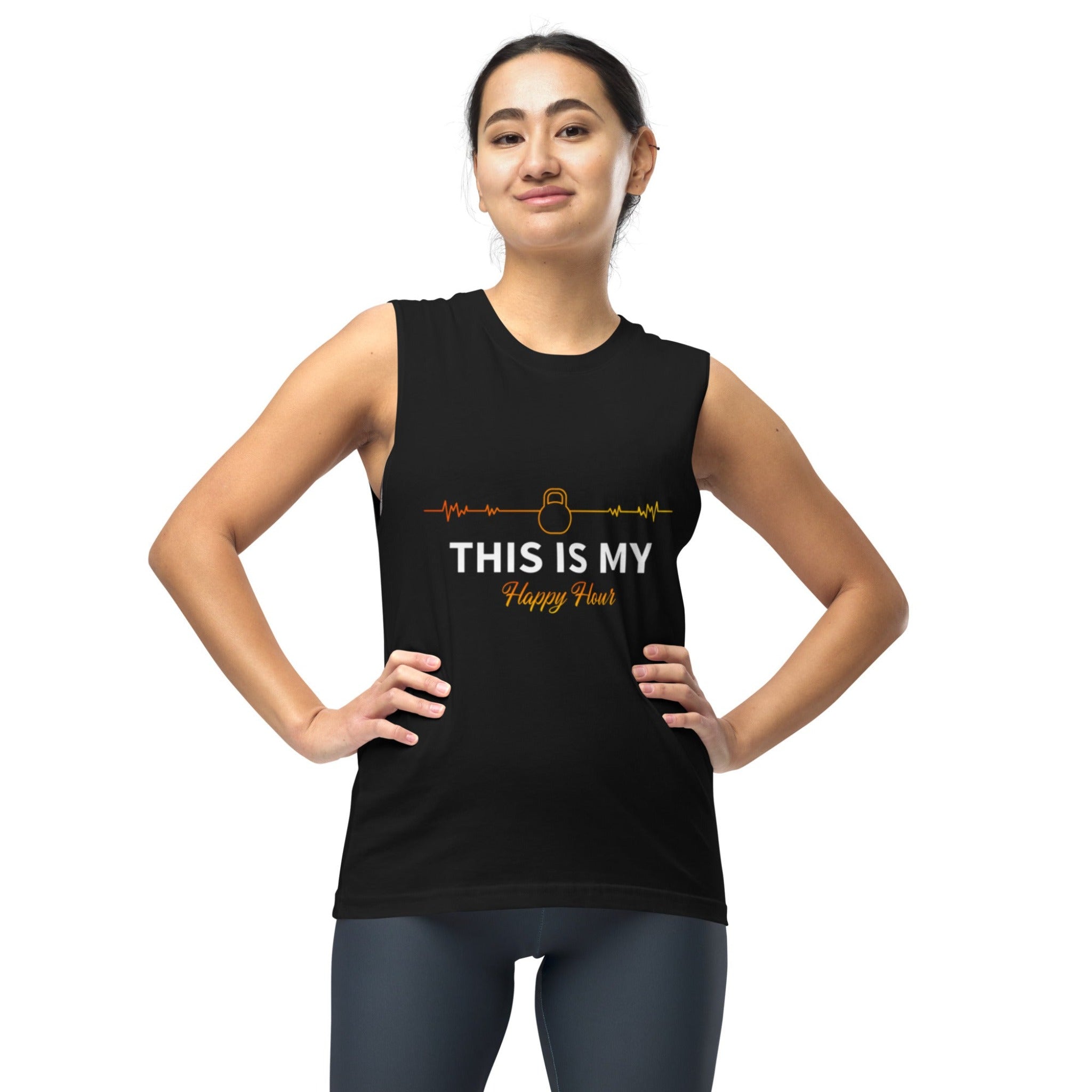 Happy Place Muscle Tank | Available in 2 colors
