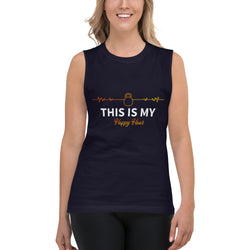 Happy Place Muscle Tank | Available in 2 colors