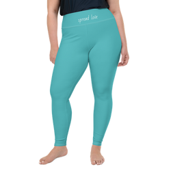 Viking Blue Love Leggings