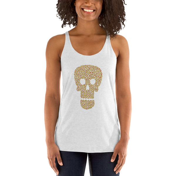 Skull Racerback Tank | Available in 3 colors