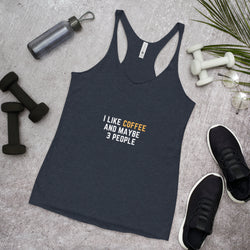 I Like Coffee Racerback Tank | Available in 2 colors